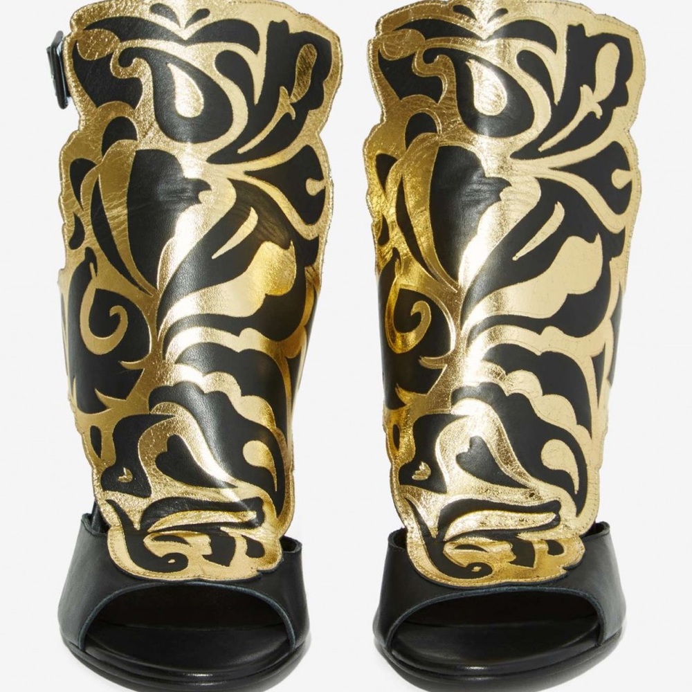 MIISTA HEELS — ROSE METALLIC